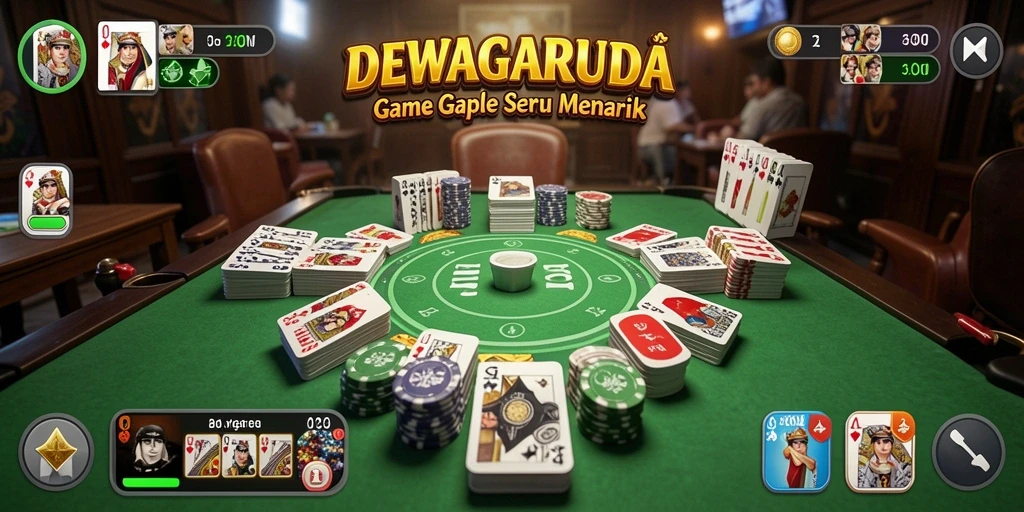 Tampilan gameplay seru dari DEWAGARUDA yang mengasyikkan.