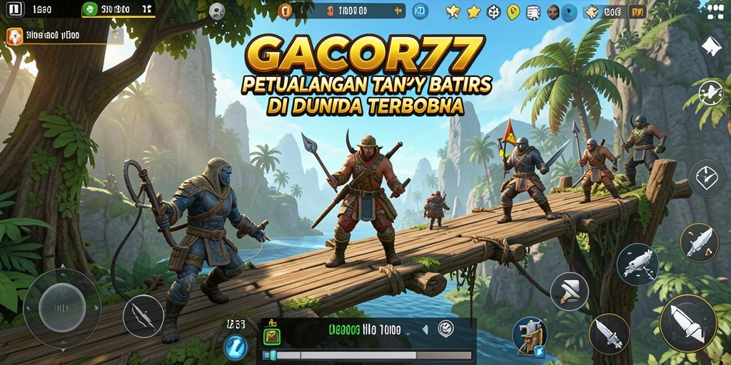 Gameplay GACOR77 di dunia terbuka yang memukau.