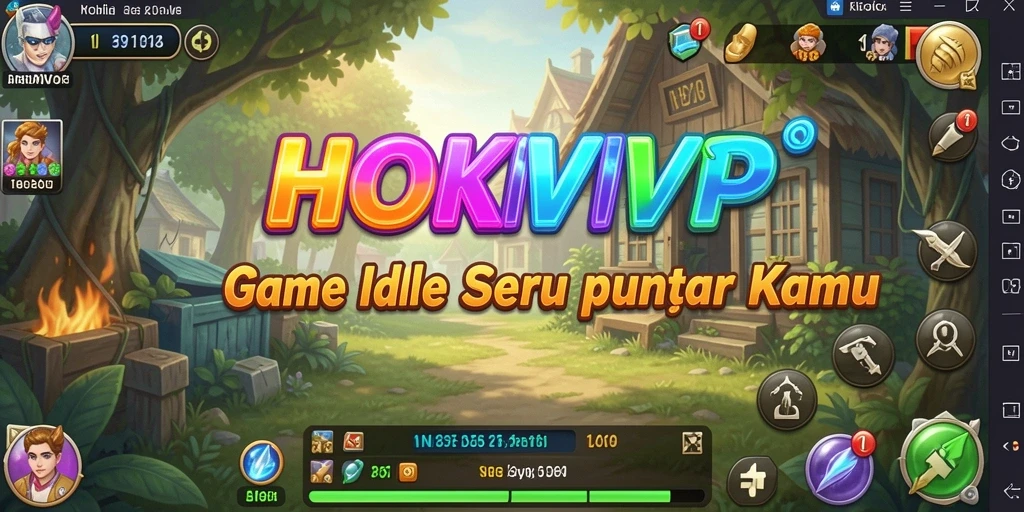 Tampilan gameplay HOKIVIP yang menarik dan penuh warna.