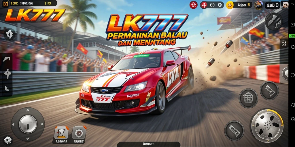 Tampilan Gameplay LK777 yang mendebarkan dalam perlombaan.