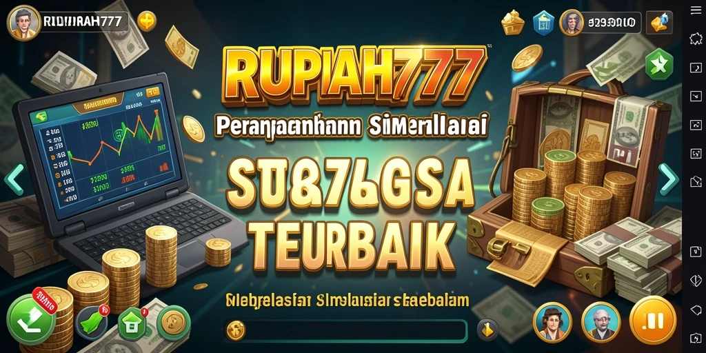 Screenshot gameplay RUPIAH777 menunjukkan strategi pengelolaan keuangan yang mendebarkan.